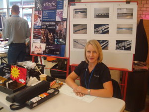 Sally at the British Flute Society Convention