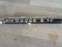 Rudall Carte 1867 flute, view three